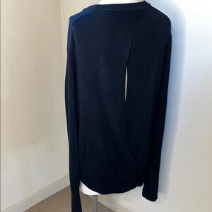 EUC Lululemon Bring It Backbend cashmere Blend Black SIZE 6